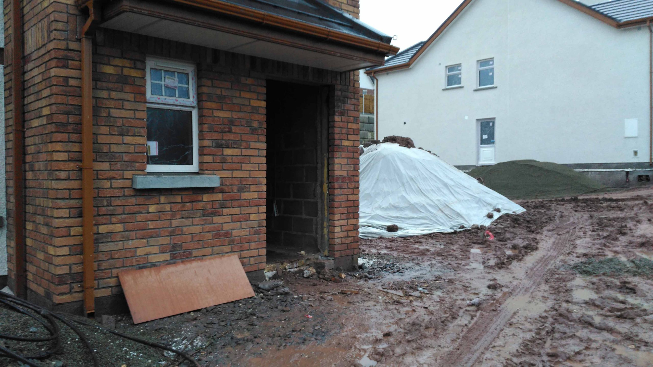 New home under construction